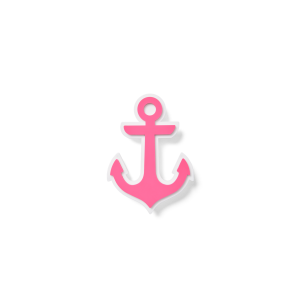 Bogg Bit - Pink Anchor - Design