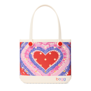 Artisan Limited Edition Select Baby Bogg Bag - Dye-licious Heart Buoy Red