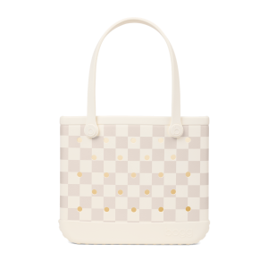 Baby Bogg Bag - Checkered Coconut/Mushroom - Premium Collection Luxury Edition Heritage Edition