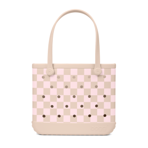 Baby Bogg Bag - Checkered Linen/ Pink Marshmallow - Special Edition
