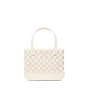 Bitty Bogg Bag - Checkered Coconut/Mushroom - Collection Series