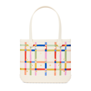 Classic Baby Bogg Bag - Red. White and Plaid - Edition