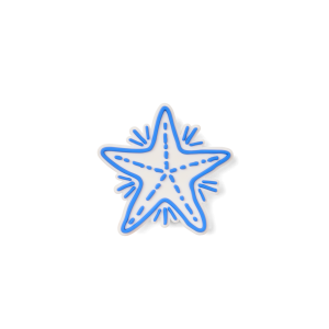 Pro Bogg Bit - Blue Starfish - Heritage Edition Limited Release