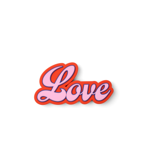 Designer Bogg Bit - Love