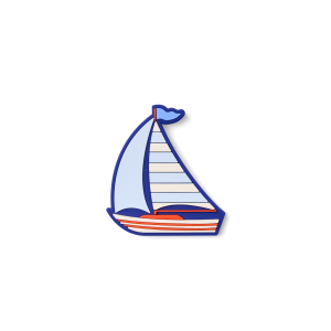 Heritage Bogg Bit - Sailboat