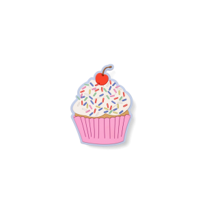 Select Trendsetting Modern Bogg Bit - Sprinkle Cupcake
